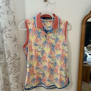 RLX Ralph Lauren Multicolor Floral Tank Top